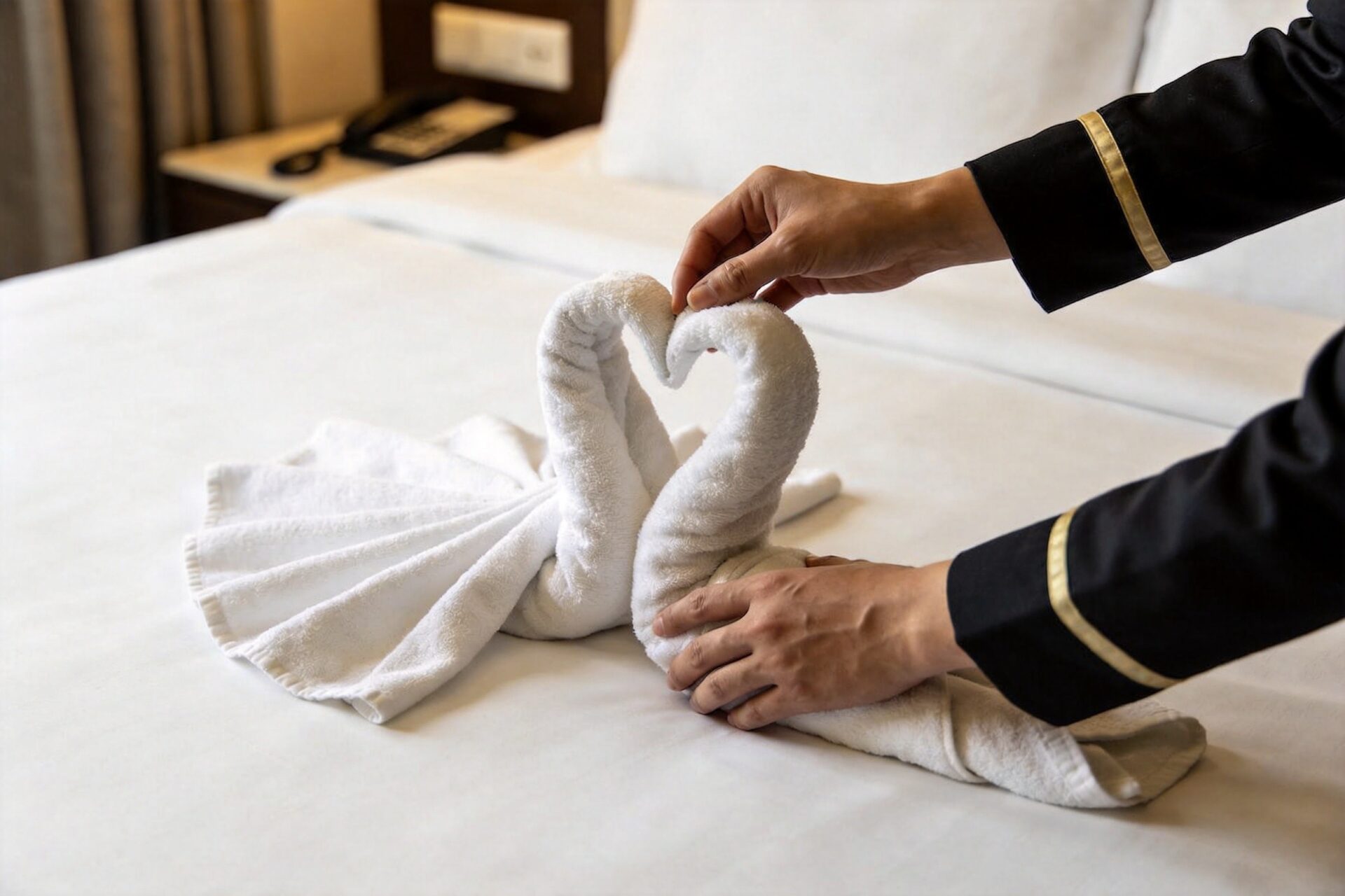 Hotel Towel Folding and Presentation Techniques for Housekeeping
