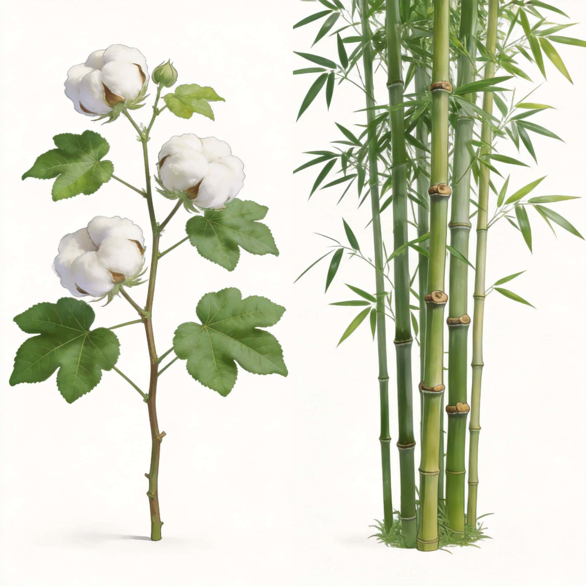 Organic Cotton vs Bamboo Fiber Comparison